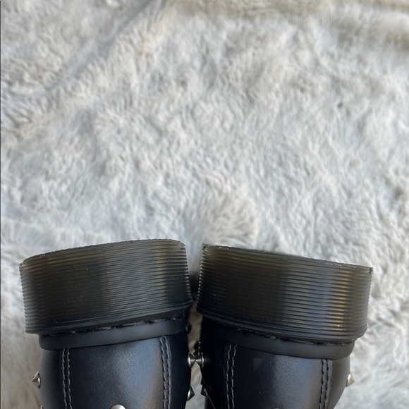 Dr Martens 1460 Stud Studded Black Ankle Boots size men’s 7 women’s 8 - Picture 5 of 11
